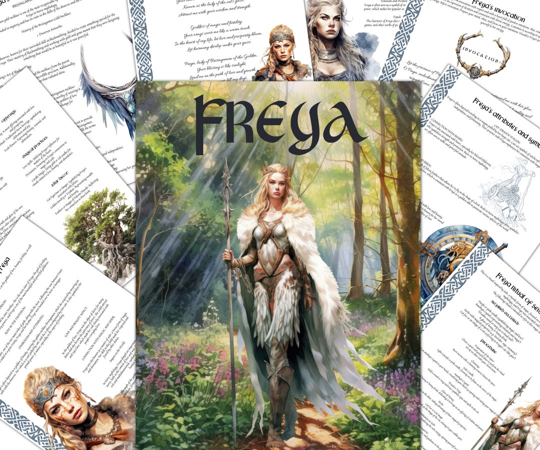 Freya Norse Goddess Mythology And Spiritual Etsy Freya Norse Goddess Mythology And Spiritual Etsy