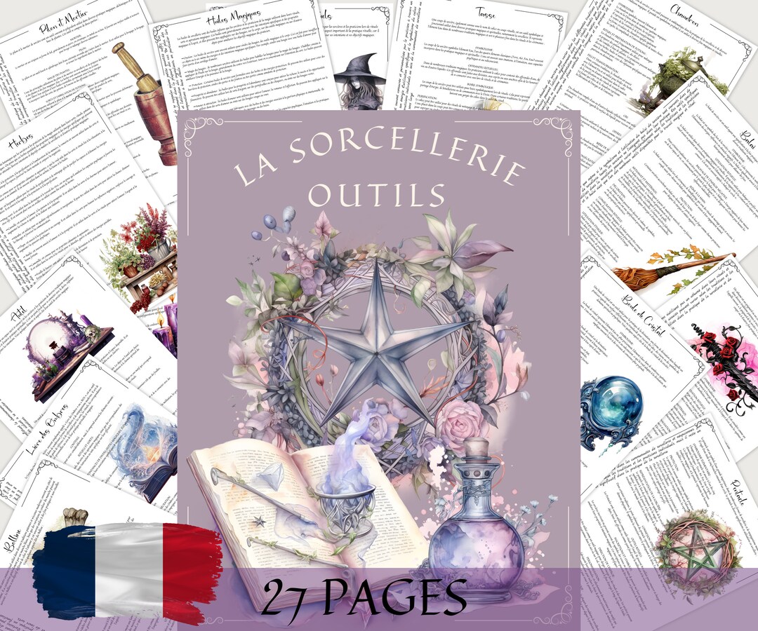 Outils De Sorcellerie Pages De Grimoire, Livre Des Ombres, Page De