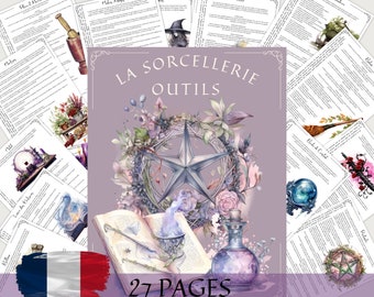 Witchcraft Tools Grimoire Pages: Book of Shadows (PDF Download)