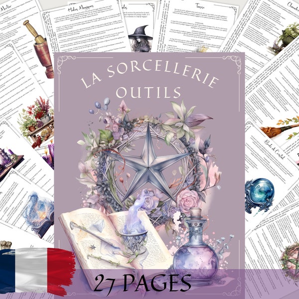 Outils de sorcellerie Pages de grimoire, Livre des Ombres, Page de grimoire de Sorcellerie. Livre des Ombres