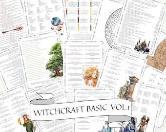 Brujería Básica, Encantamientos Esenciales: Sabiduría Wicca en PDF, Vol.1