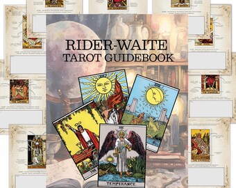 Rider-Waite Tarot Guidebook 78 Card Meanings Explained | Instant Download PDF