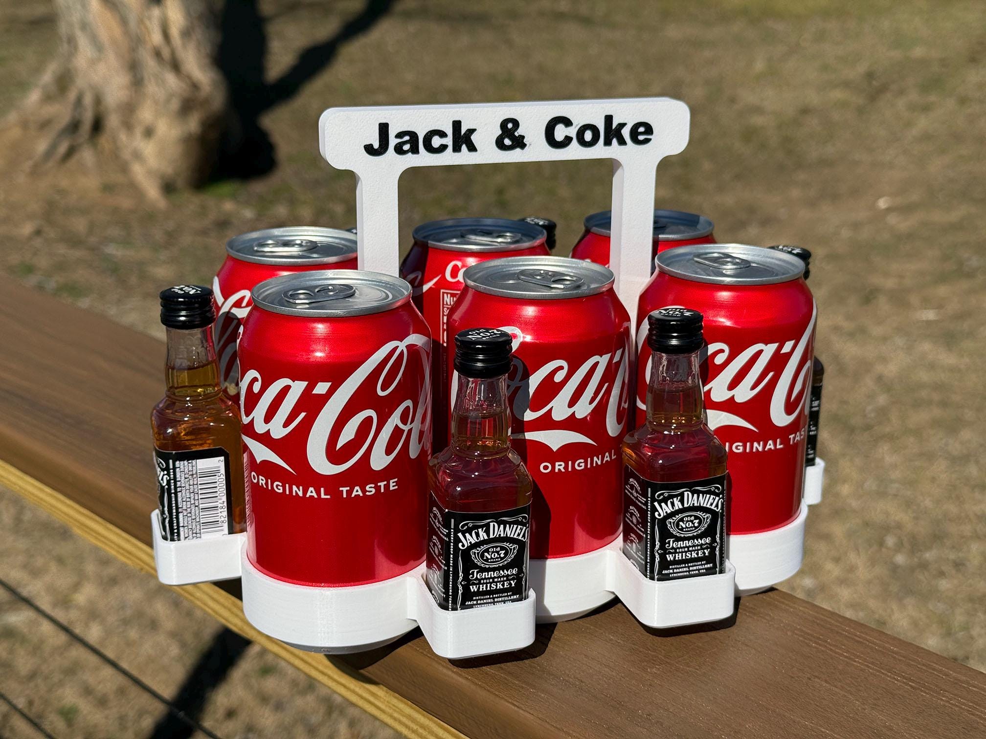 Whiskey Netto Jack Daniels Dose Coca Cola Dose Jack Daniels