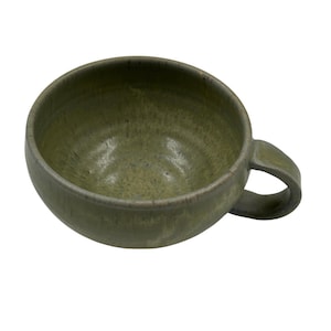 Handmade teacup, small, in Danish design by Heidi Vang, pastel colors, ceramic mug, tea mug, coffee cup, salt bowl