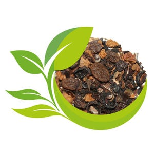 Schoko Kirsche Früchtetee I Kirschtee Kakao Hagebutte Apfelstück Hibiskusblüten Sauerkirsche Sternanis süße Brombeerblätter - 50g 100g 250g