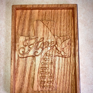 Hope Cross (4.5&quot; x 6.5&quot;)