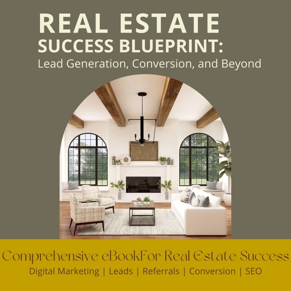 How To Become a Successful Real Estate Agent Real Estate agent ebook New Real Estate Agent Success Guide How to be a Real Estate Agent 2023