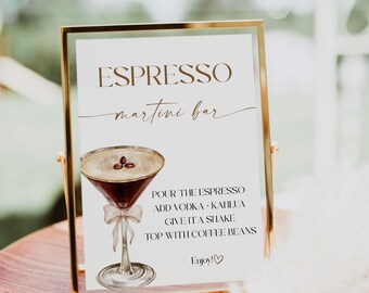 A Tini One Is On The Way Espresso Martini Bar Sign, (Digital Download), BA5
