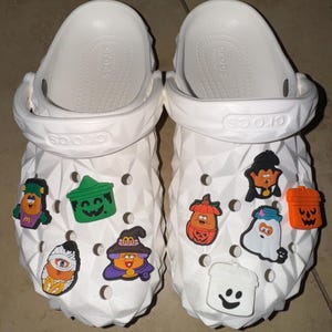 Halloween McNuggets and Boo Bucket Shoe Charms - Set of 9 Charms