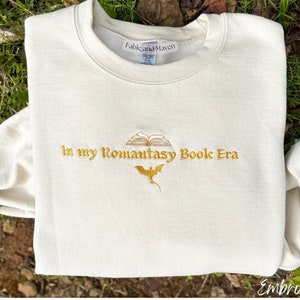 Haftowana romantyczna era romantyczna książka fantasy romans książkowa bluza bookstagram romans fantasy książka prezent dla fana pikantnych książek