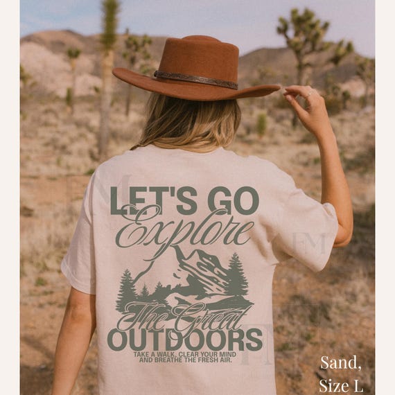 Granola Girl Aesthetic Clothing Adventure Awaits T-shirt Hiking