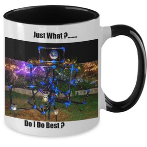 Abstract art mug, gift mug, coffee mug, beautiful art, graphic art, do best, metaphor