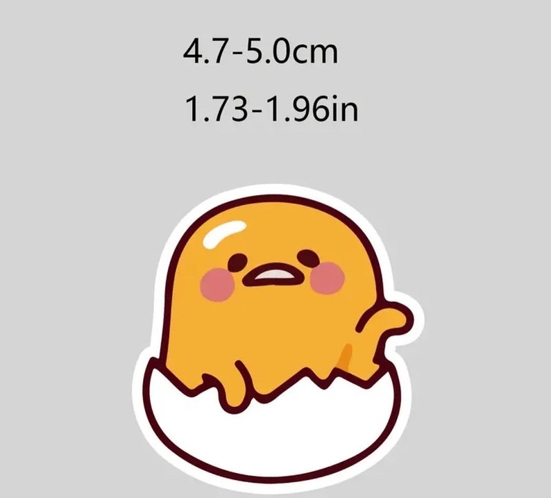 Japanese Egg Yolk Stickers 10 Pcs Etsy