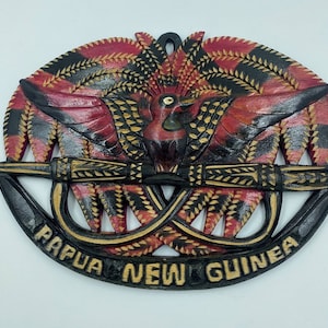 Wall decoration, wood carving from Papua New Guinea