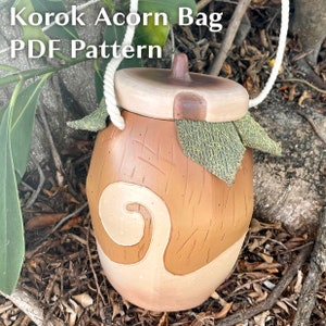 Korok Cosplay Acorn Bag PDF Pattern for EVA Foam