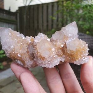 Spirit Quartz Specimen, Spirit Quartz Crystal, Authentic Amethyst Cactus Crystal, Home Decor