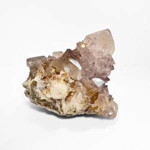 Spirit Quartz Specimen, Authentic Amethyst Cactus Crystal, Crystal Decor, Home Accents