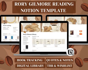 Rory Gilmore Library Notion Template