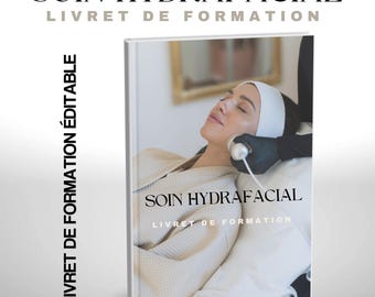 Hydrafacial treatment, Editable training booklet on Canva, Beauty Academy, Instant download, ideal for trainer