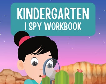 Kindergarten I Spy Workbook (10 pages)