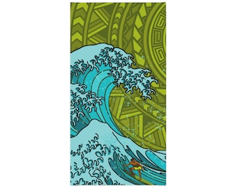 Surf the Great Wave Lightweight Neck Gaiter