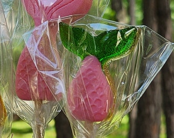 Fish tail handemade lollipop candy. Bachelorette Party. Baby shower gifts. Weding favours. Birthday party gifts.