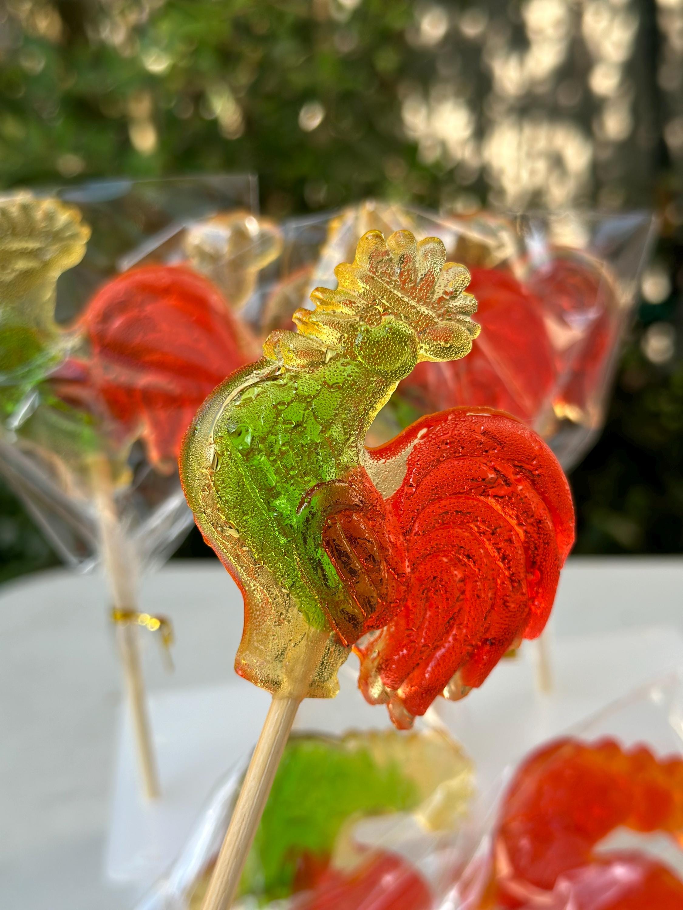 Pollo Candy 25 Rooster Lollipops, Handmade Candy Sweet Treats - Etsy