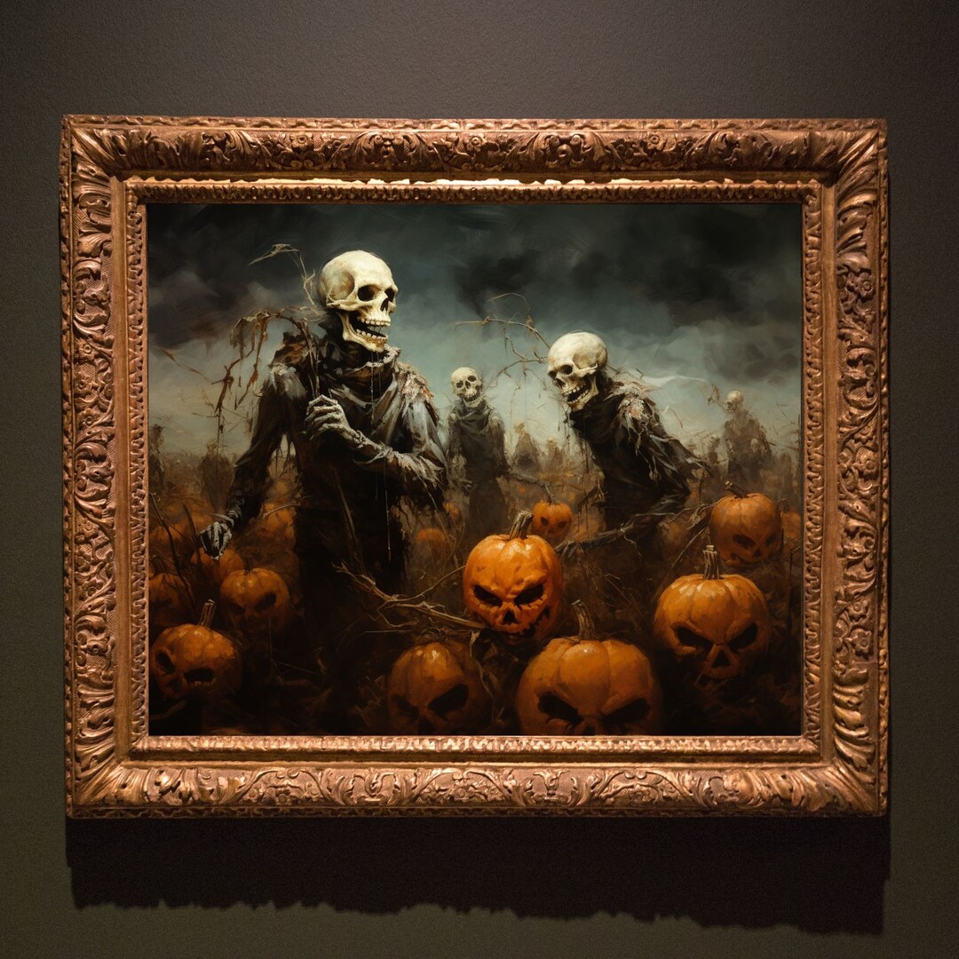 Dead Men Walking Printable Art Halloween Vintage Style Poster Print ...