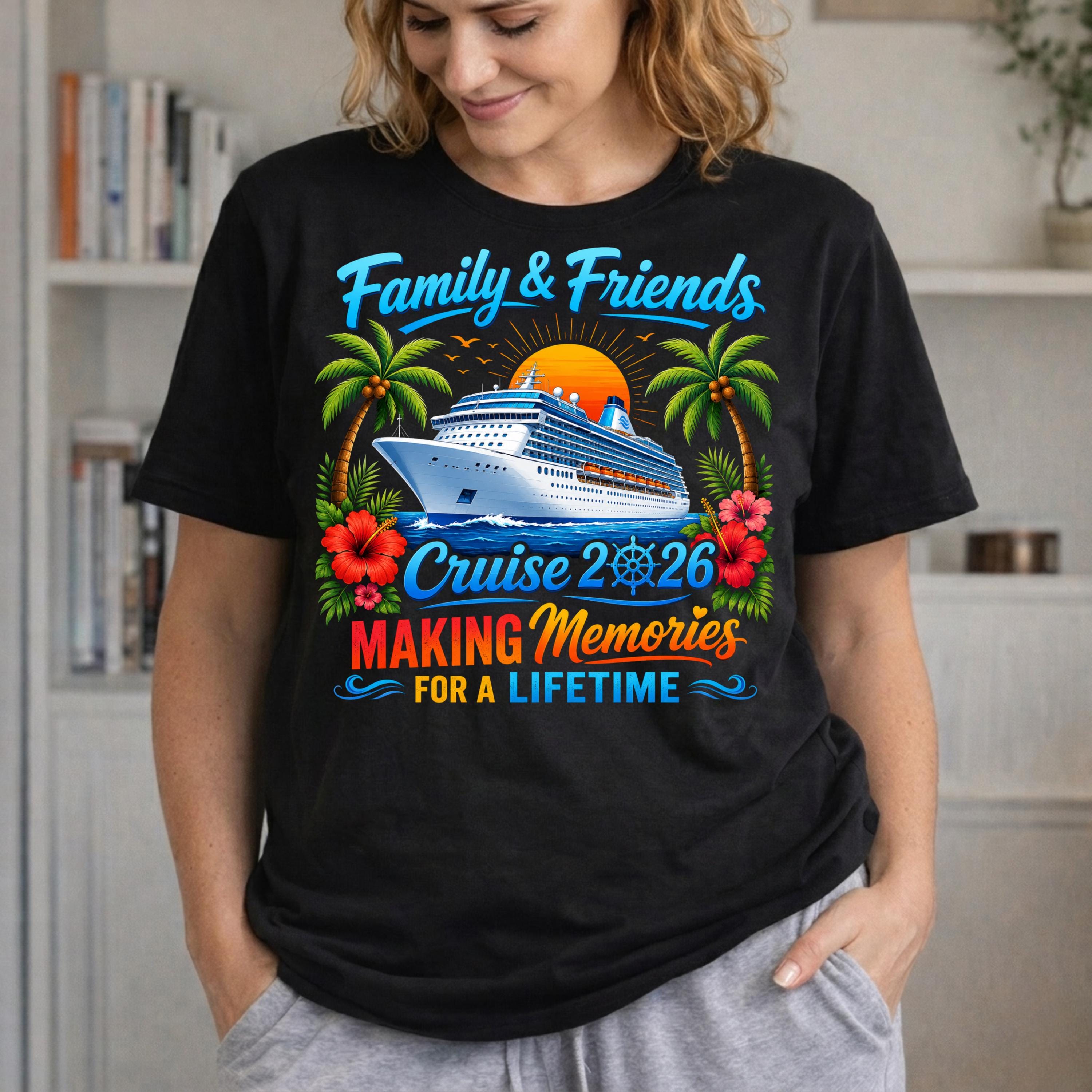 Family & Friends Cruise 2026 PNG, Making Memories for A Lifetime ...