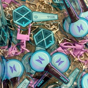 Lightstick Fandomname Keychains