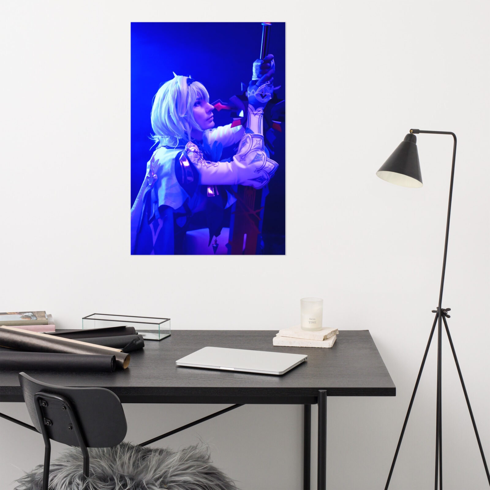 Master Genshin Impact Eula Cosplay Print Bild Poster Etsy