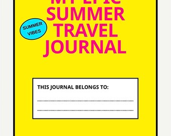 Diario de viaje y vacaciones épicas de verano