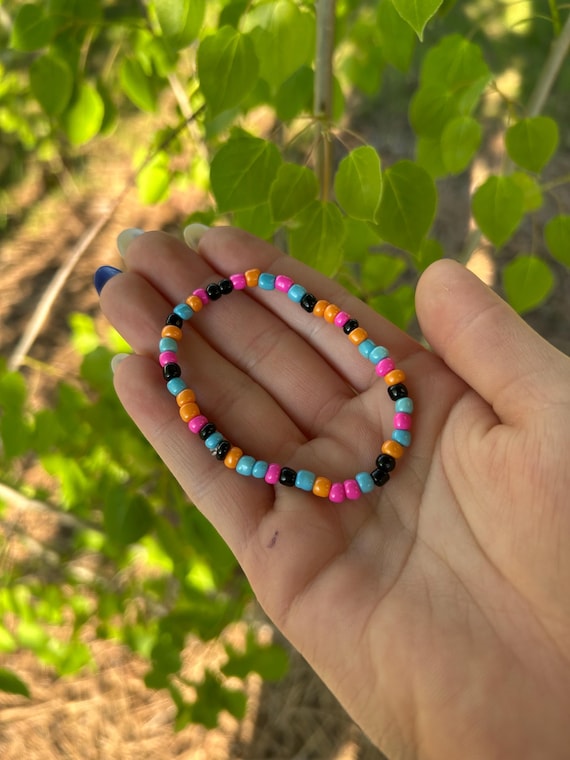 80’s Retro Seed Bead Bracelet