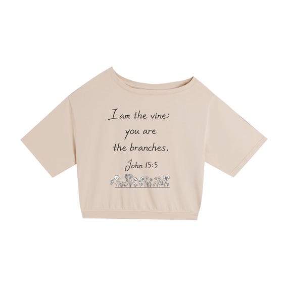 The Vine Oversized Asymmetric T-Shirt