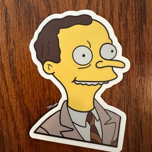 Mr. Burns Yale Sticker