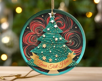 Custom Christmas Tree Ornament: Personalized Holiday Decor