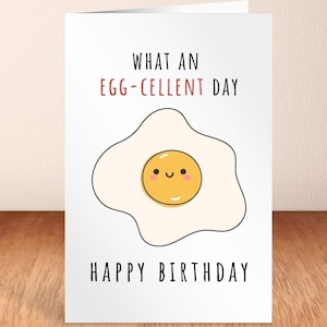 Jolie carte d'anniversaire, cadeau d'anniversaire pour amoureux des œufs, carte d'anniversaire pour maman, jeu de mots, carte d'anniversaire drôle pour grand-mère, carte d'anniversaire pour femme vieillissante, humour mignon