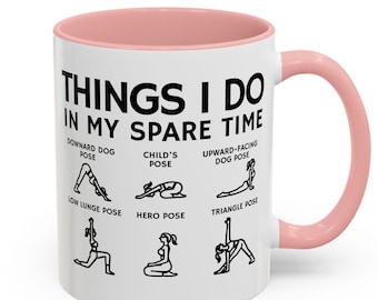 Yoga Teacher Mug Funny Yoga Lover Yoga Fan Coffee Cup For Yogi Yoga Instructor Gift Fitness Lover Meditation Mug Yoga Mom Girlfriend