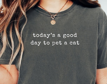 Camiseta de gato, divertida camiseta de gato, camiseta de mascota, camiseta de gatito, camiseta para amantes de los gatos, regalo para mamá gata, regalo para papá gata, camiseta felina, camiseta linda de gato, regalo para amantes de los gatos