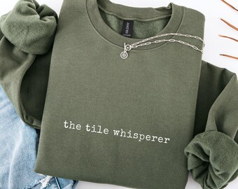 Mahjong Sweatshirt Tile Whisperer Funny Mahjong Sweater, Mahjong Player Gift mah jong wife gift mahjong hoodie mahjong sweatshirts