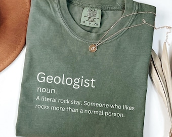 Geologen-Shirt Geologie-T-Shirt Rockliebhaber-T-Shirt lustiges GeologieStudenten-T-Shirt Rockhound-T-Shirt Mineralliebhaber-Geschenk Felsenhund-Geologielehrer