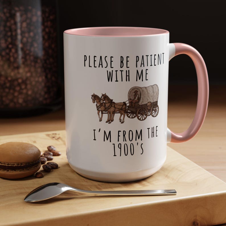 Caneca de aniversário engraçada, presente para alma antiga, caneca com humor vintage, presente para amante da história, caneca com humor do Velho Oeste, caneca sarcástica e engraçada, presente para colega de trabalho, ideia de presente original. imagem 14