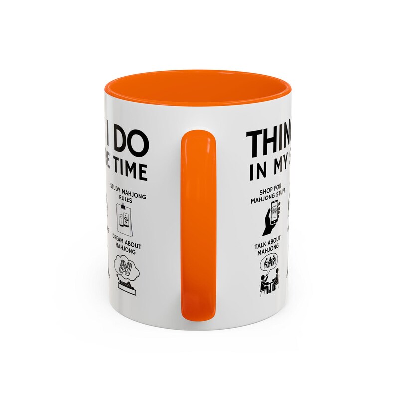 Taza de Mahjong - Regalo divertido para amantes del Mahjong - Cosas que hago en mi tiempo libre - Taza de café - Regalo para amigos jugadores de Mahjong - Taza para fanáticos del Mahjong imagen 19
