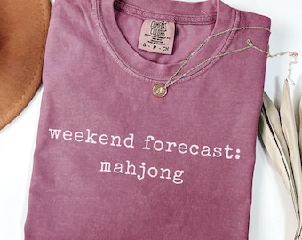 Mahjong Shirt Game Night Tee Mahjong Lover Gift Funny Mahjong Shirt Girls Night Tee Hobby Shirt Gift For Her Mahjong Player Tee