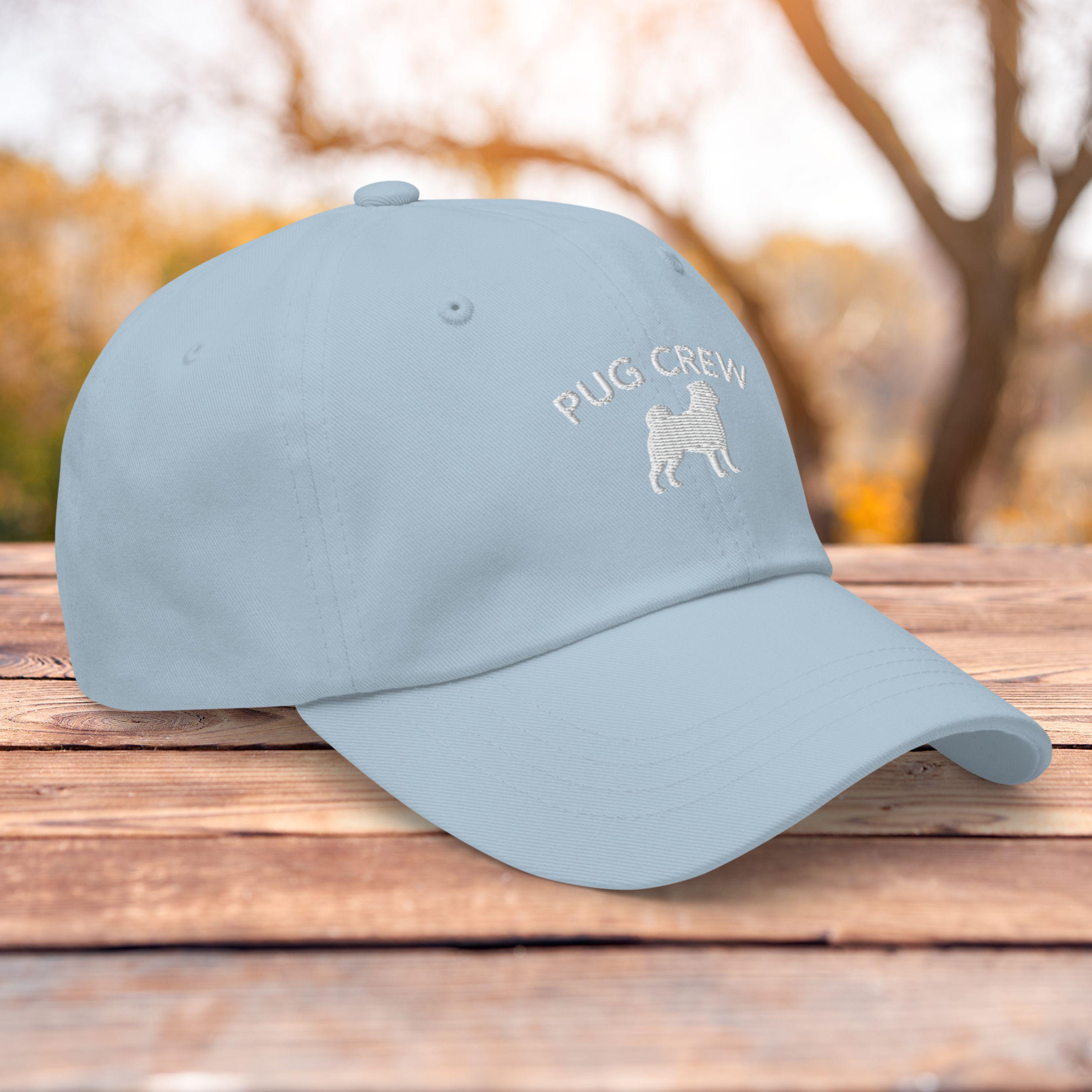 Aretas Cappello per cani da donna, uomo, carlino, corgi, amanti del cane, mamma, papà, divertente, carlino, animali, roba, carlino, Natale, decorazioni di compleanno, Nero , Taglia unica