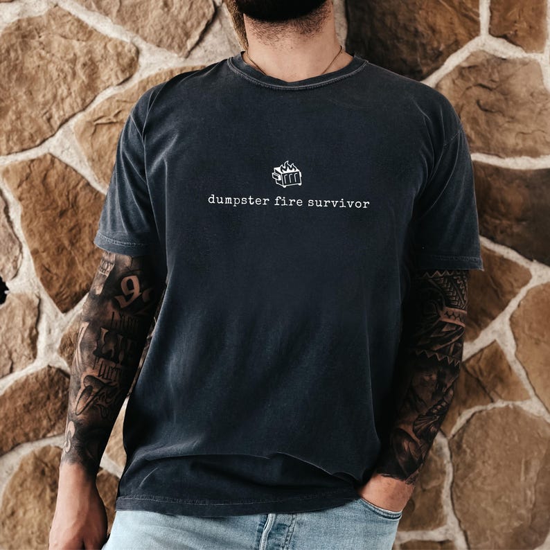 Dumpster Fire Funny Divorce Shirt Survivor Break Up Gift present single mom shirt divorcee party funny breakup gift for best friend t-shirt image 7
