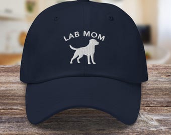 Labrador Mom Hat Lab Mom Hat Labrador Retriever Mama Cap Lab Lover Gift for Her Yellow Lab Black Lab Chocolate Labrador Owner Lab Life Hat