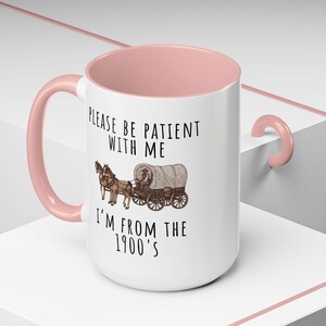 Caneca de aniversário engraçada, presente para alma antiga, caneca com humor vintage, presente para amante da história, caneca com humor do Velho Oeste, caneca sarcástica e engraçada, presente para colega de trabalho, ideia de presente original. imagem 15