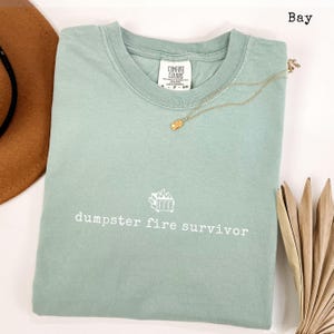 Dumpster Fire Funny Divorce Shirt Survivor Break Up Gift present single mom shirt divorcee party funny breakup gift for best friend t-shirt image 5