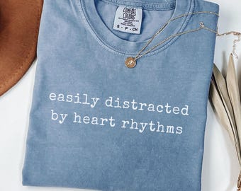 Heart Rhythm Shirt Cardiac Nurse Gift EKG Tech T-Shirt Telemetry Nurse Tee Cardiology Tshirt Cath Lab Gift CVICU Nurse Sweatshirt Hoodie